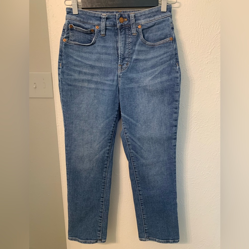 Madewell petite curvy perfect vintage jeans size 27P